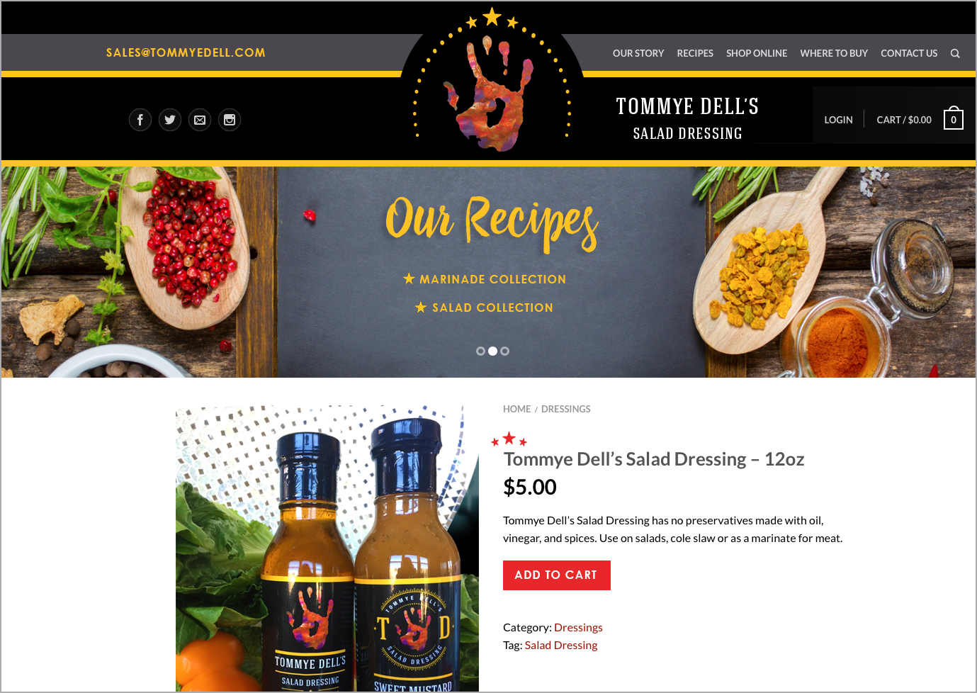 Tommye Dell's Web Site by Moving Pixels Creative - Colorado Graphic Design and Web Design